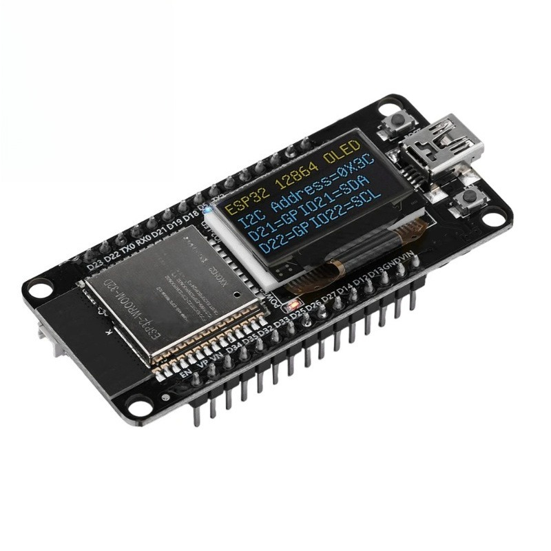 Oled Display Module - Modul Papan Pengembangan WIFI ESP32 ESP-WROOM-32D
