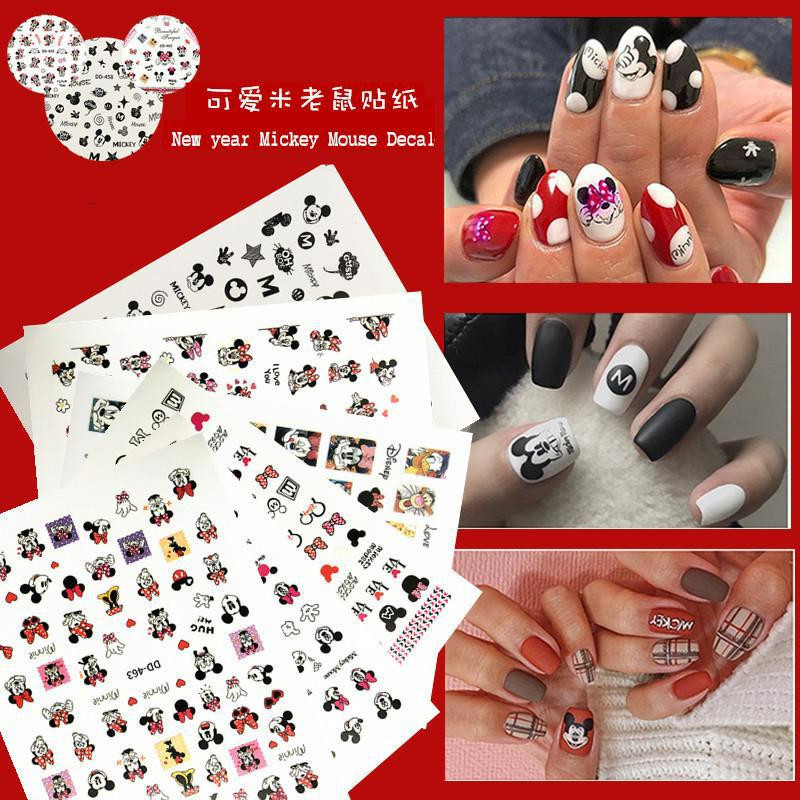 Diy Mouse Electronics - Stiker Kartun Disney, Stiker Kuku Anime