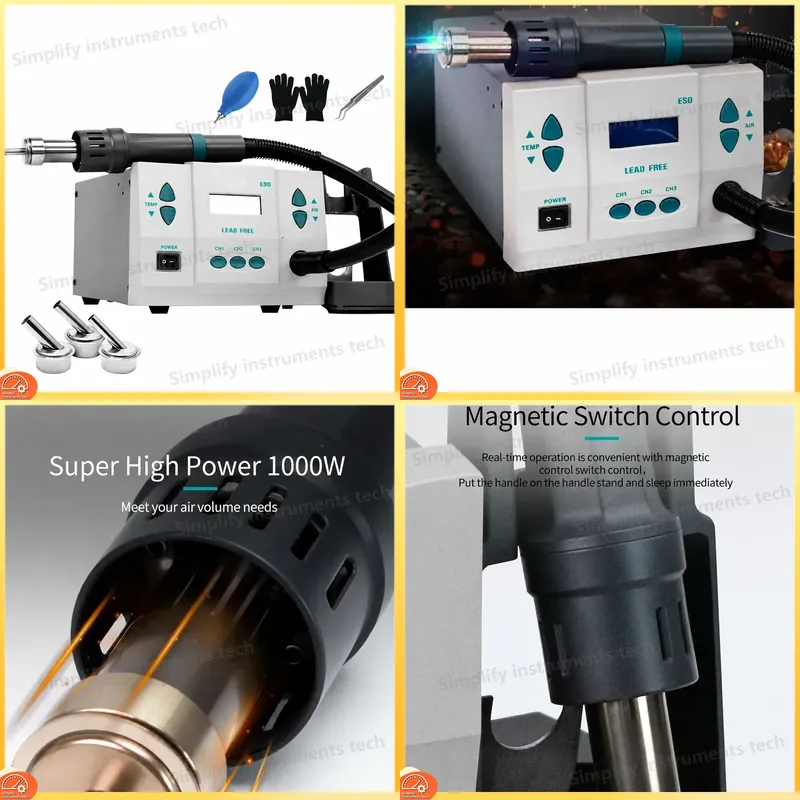 Diy Soldering Station No Electronics - Pistol Udara Panas BGA Rework Station
