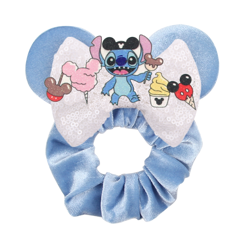 Diy Mouse Electronics - Ikat Rambut Scrunchies Telinga Tikus Lucu