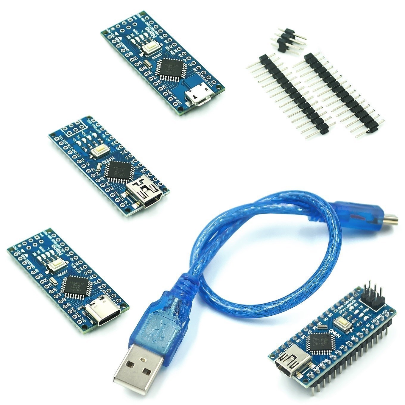 Arduino Uno Starter Kit - Untuk nano Mini/type-c/Micro USB dengan Bootloader