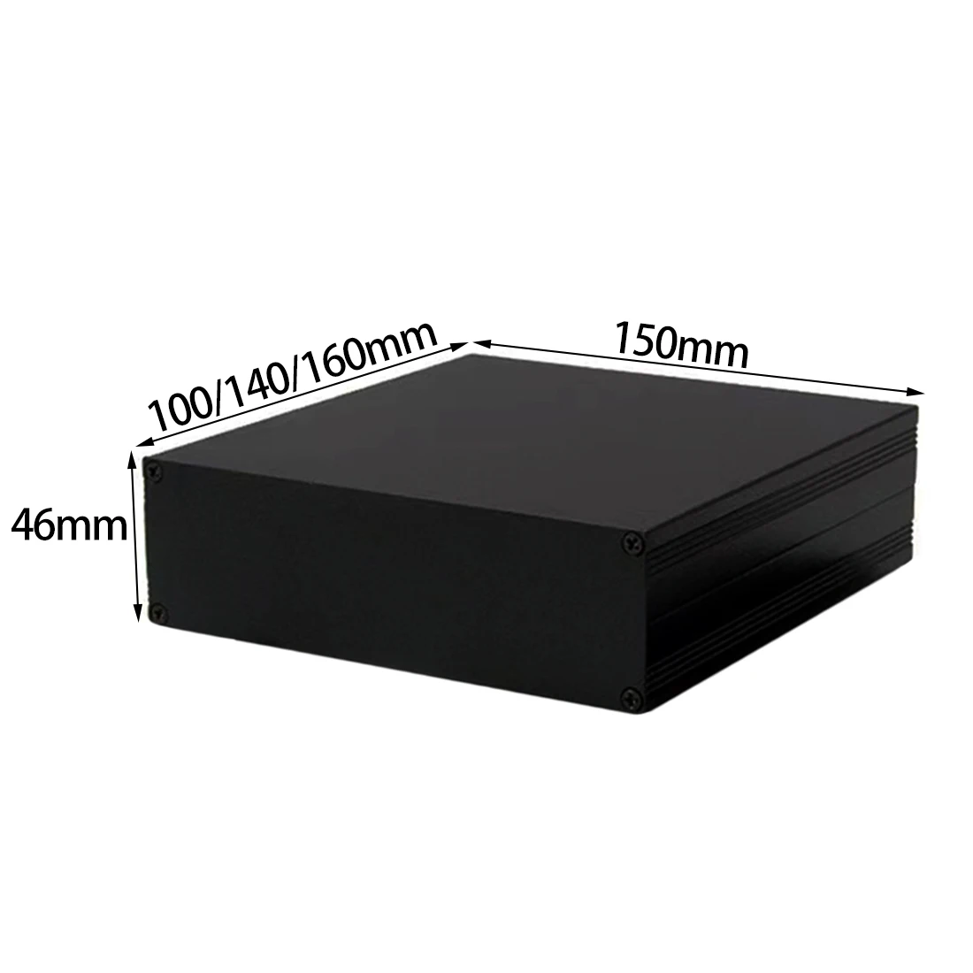 Diy Enclosure For Electronics - Aluminium kandang 150*46*100/140/160mm tahan air kotak