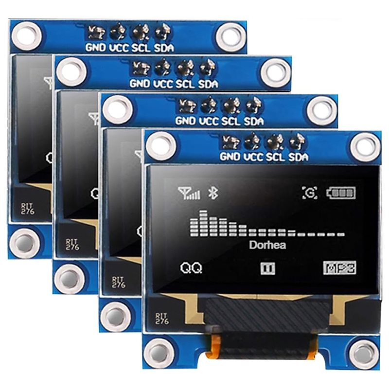 Oled Display Module - A37T-4Pcs Modul Tampilan OLED 0.96 Inci