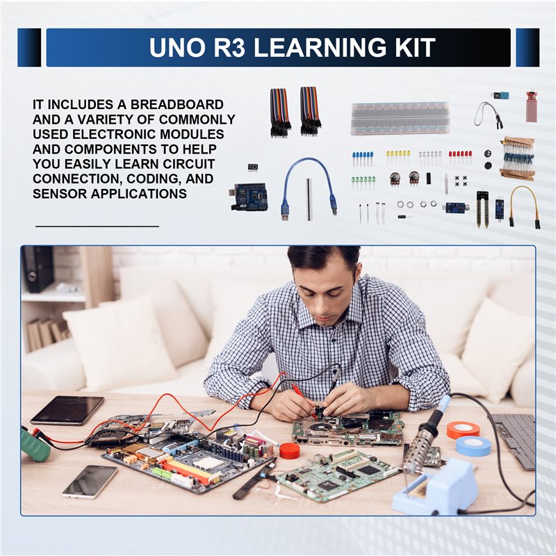 Arduino Uno Starter Kit - B24B Untuk Arduino Starter Kit Untuk