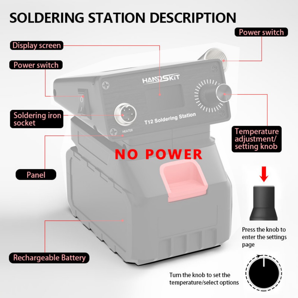 Stasiun Solder Portabel Tanpa  - Diy Soldering Station No Electronics ulasan dan harga