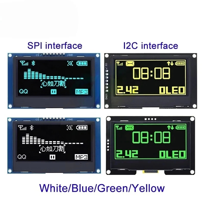 Modul Layar OLED 2.42 Inci 2.4 - Oled Display Module ulasan dan harga