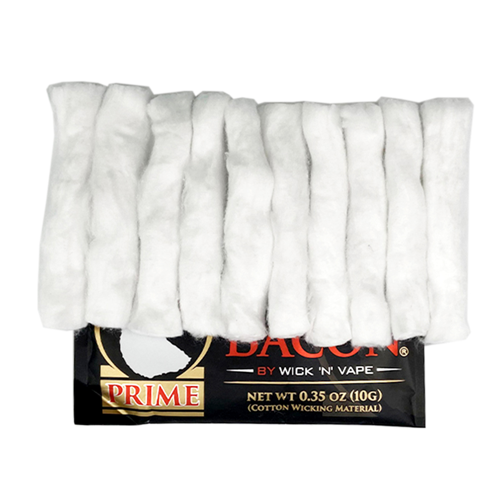 2 Pak Katun Bacon Prime Perak  - Diy Vape Electronics ulasan dan harga