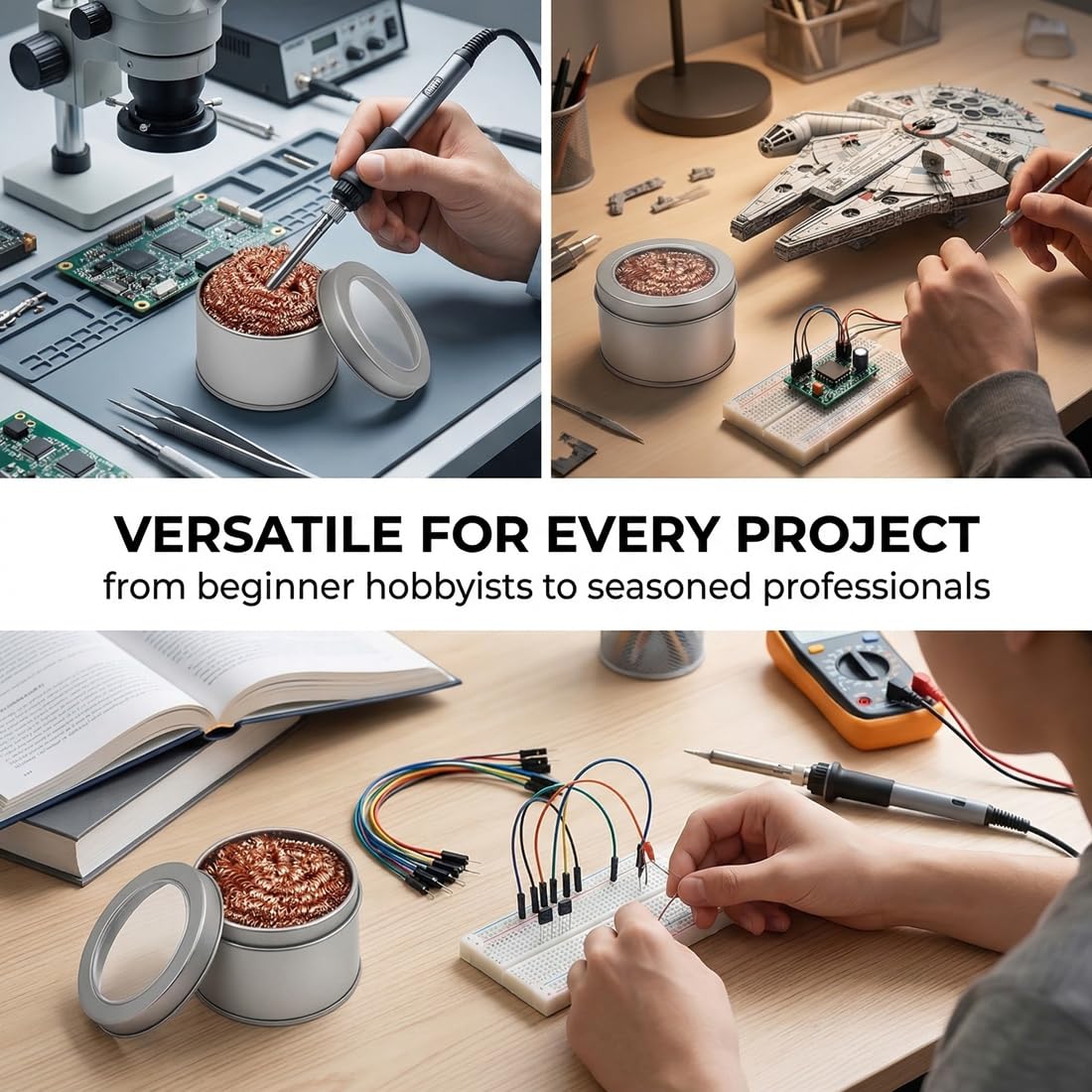 Alat Pembersih Solder Elektron - Diy Soldering Station No Electronics ulasan dan harga