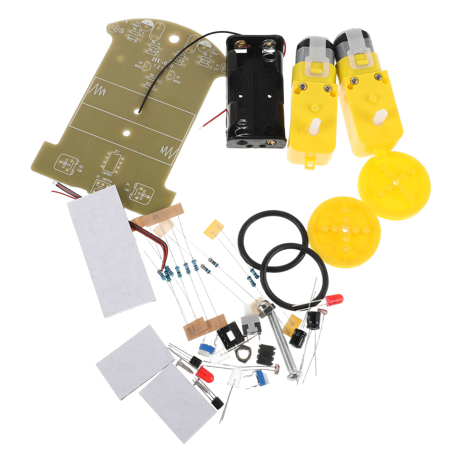 1Set Kit Mobil Robot Pengikut  - Diy Electronics For Beginners ulasan dan harga