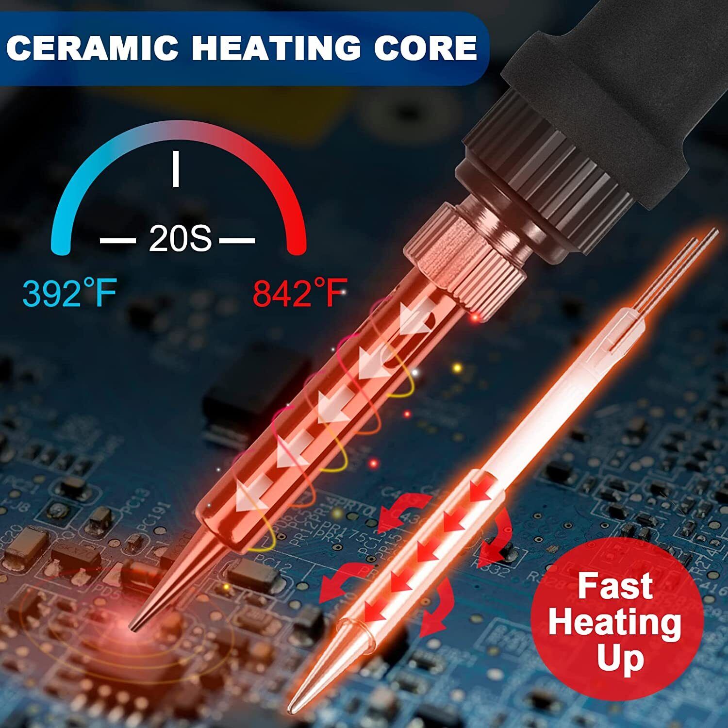 ILIBILIB 60W Kit Soldering Iro - Diy Electronics Bench ulasan dan harga