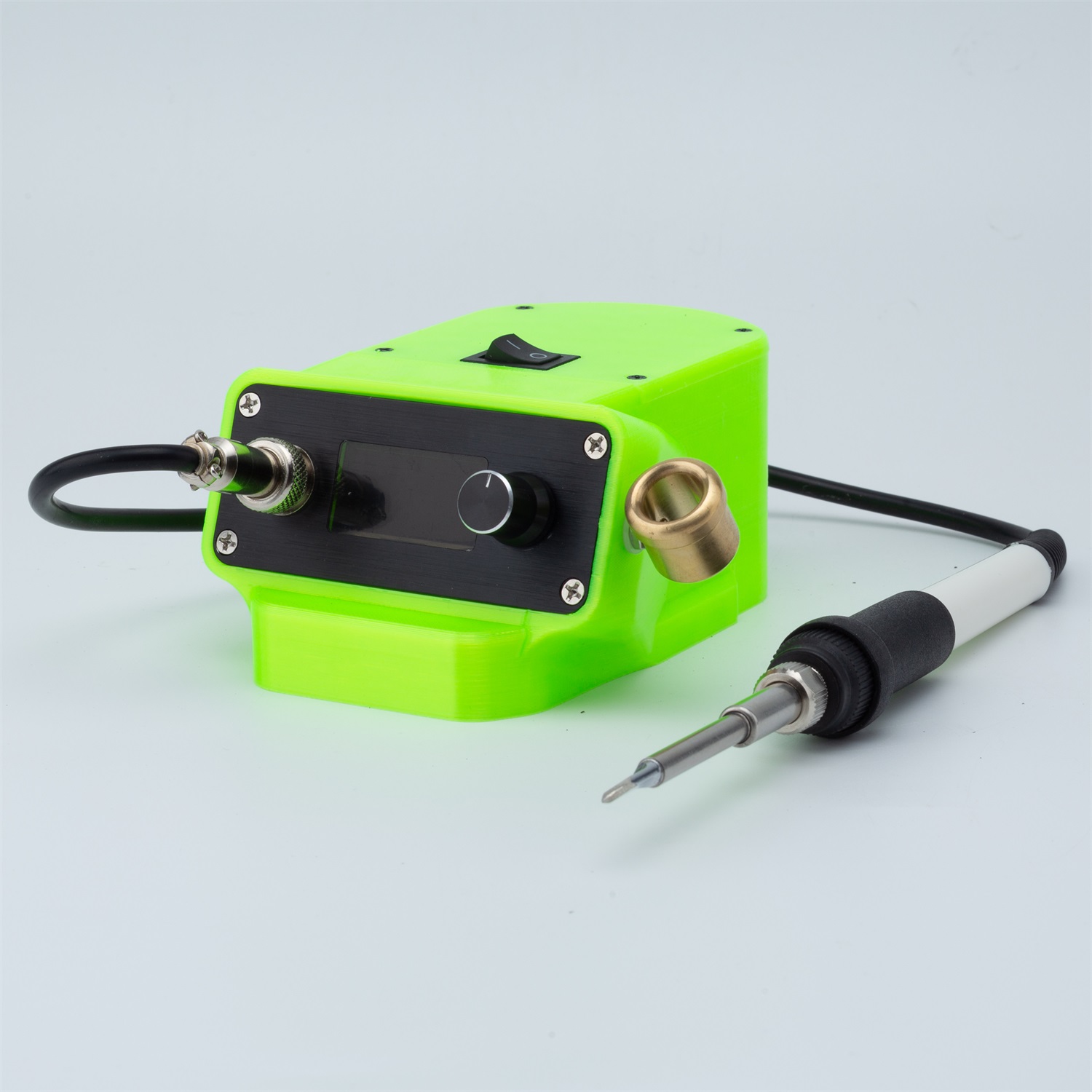 Stasiun solder OLED Digital T1 - Diy Soldering Station No Electronics ulasan dan harga