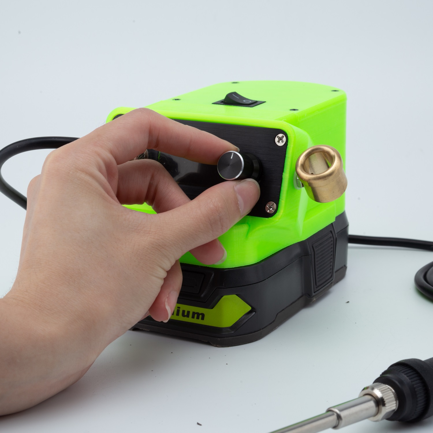 Stasiun solder OLED Digital T1 - Diy Soldering Station No Electronics ulasan dan harga