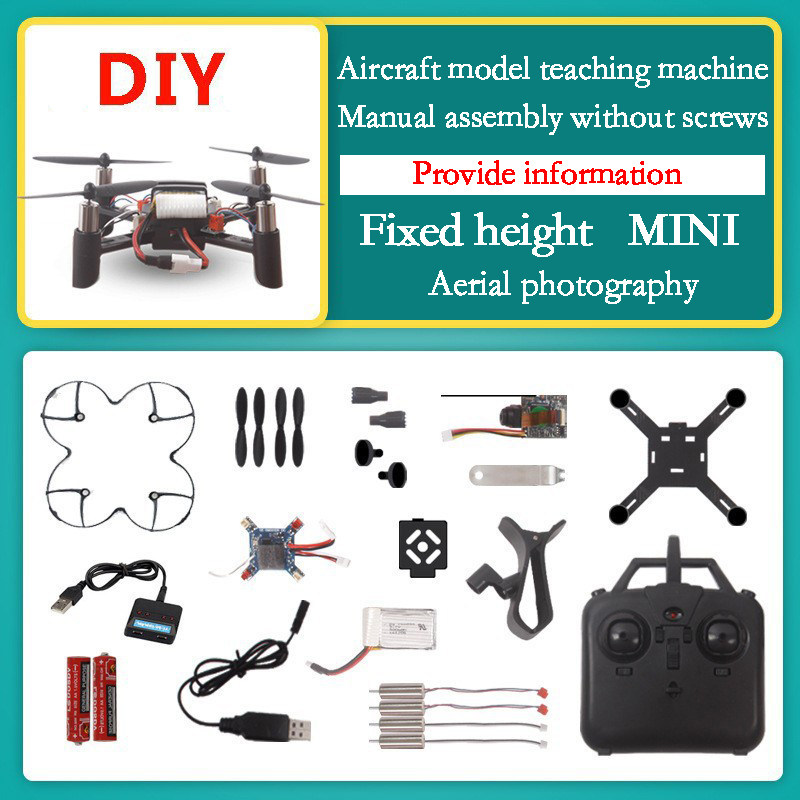 Drone kamera Mini HD empat sum - Diy Drone Electronics Kit ulasan dan harga