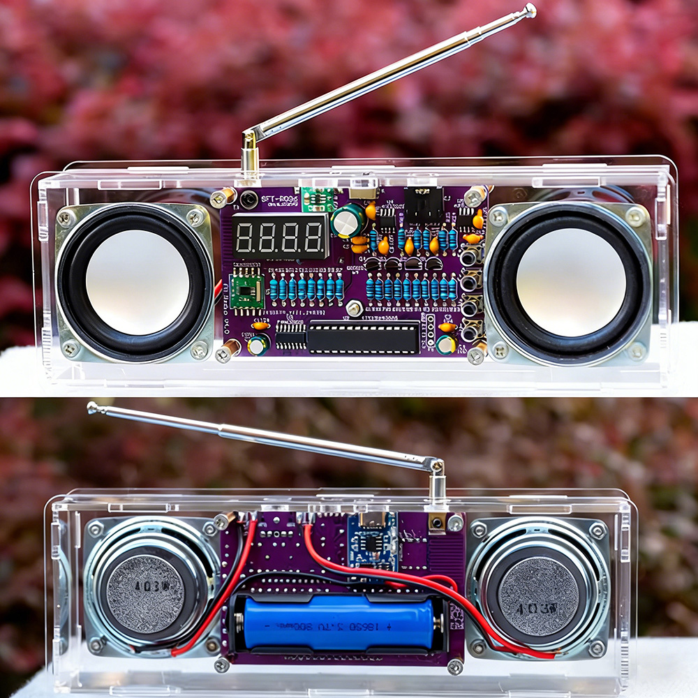 Kit DIY Radio FM Dual-Channel  - Diy Audio Electronics Projects ulasan dan harga