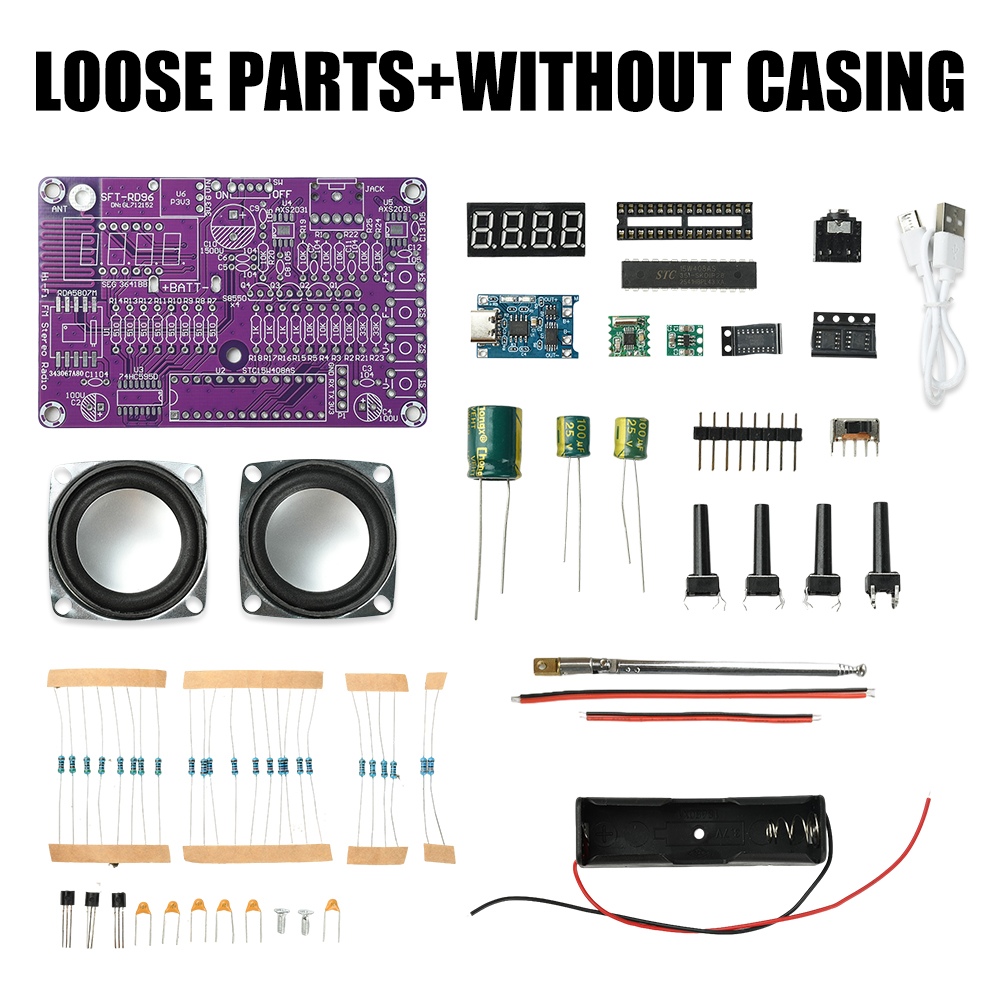 Kit DIY Radio FM Dual-Channel  - Diy Audio Electronics Projects ulasan dan harga