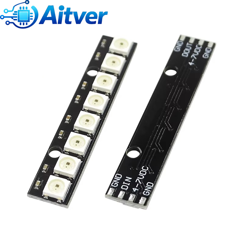 WS2812B 8Bit RGB LED Modul 5V  - Diy Electronics Address ulasan dan harga