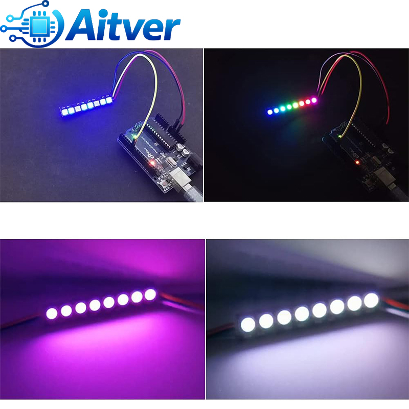WS2812B 8Bit RGB LED Modul 5V  - Diy Electronics Address ulasan dan harga