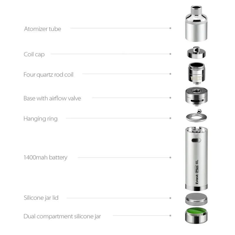 Kit Yocan Evolve Plus XL Asli  - Diy Vape Electronics ulasan dan harga