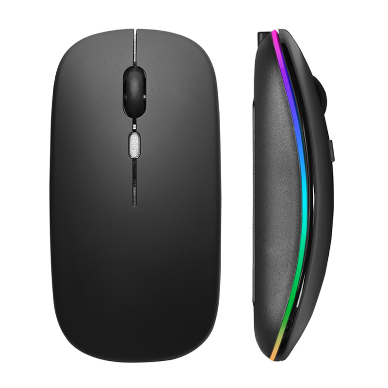 Mouse Nirkabel RGB Isi Ulang U - Diy Mouse Electronics ulasan dan harga