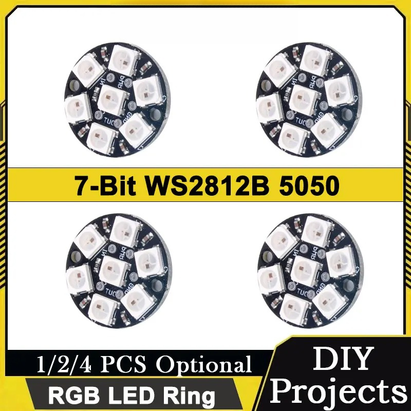 7-Pixel WS2812 5050 RGB LED Ri - Diy Electronics Address ulasan dan harga