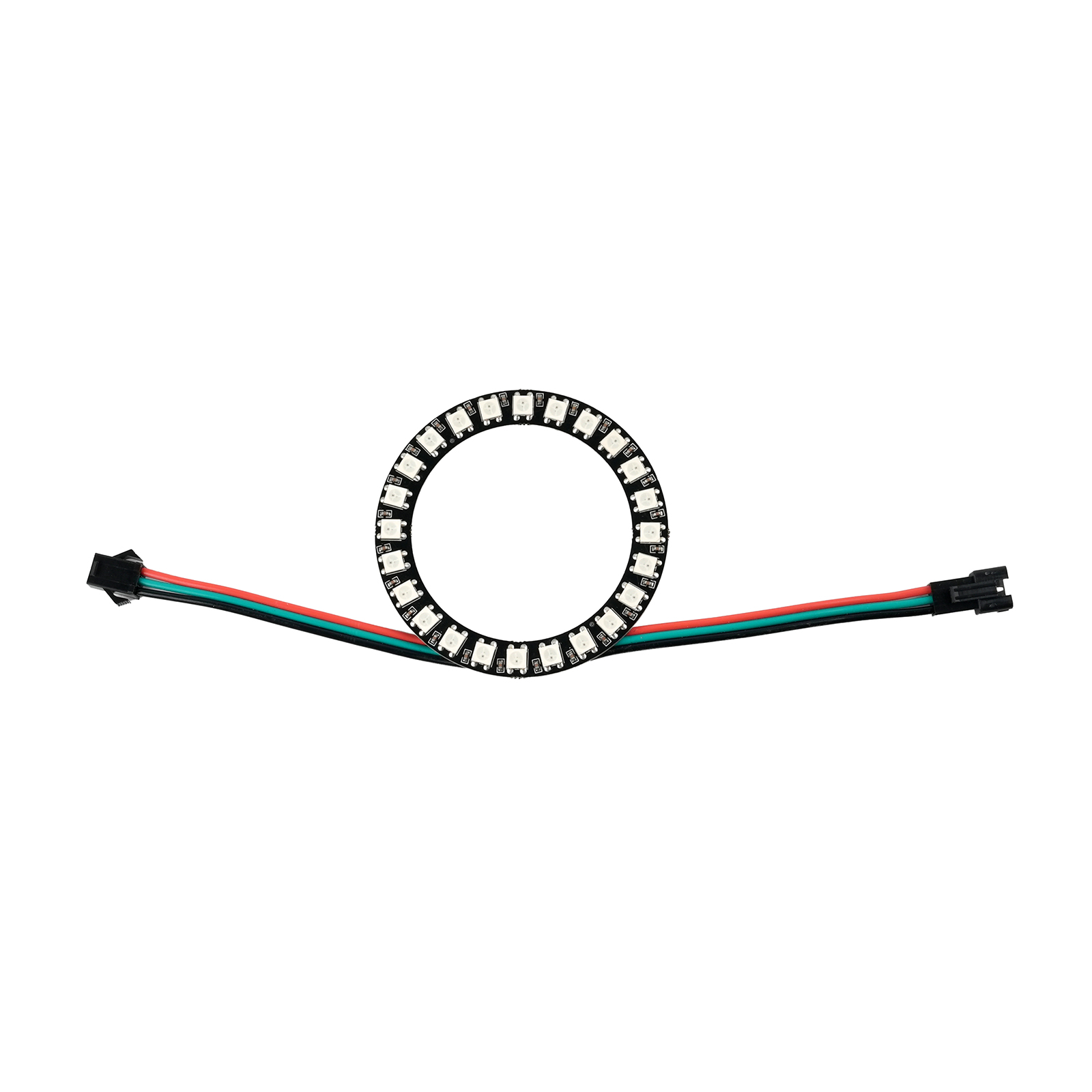 Lampu Cincin Pintar WS2812B 24 - Diy Electronics Address ulasan dan harga