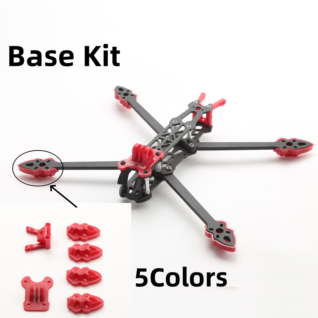 Mark4 5 inci / 7 inci FPV Fram - Diy Drone Electronics Kit ulasan dan harga
