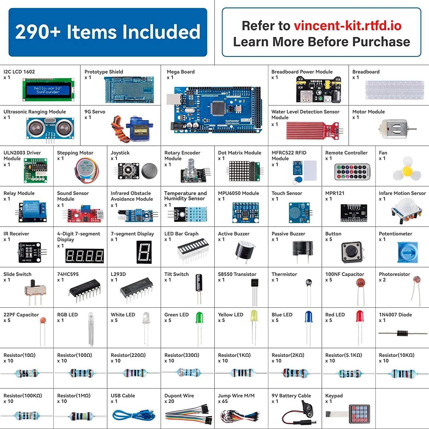 SunFounder Project Kit Pemula  - Arduino Uno Starter Kit ulasan dan harga