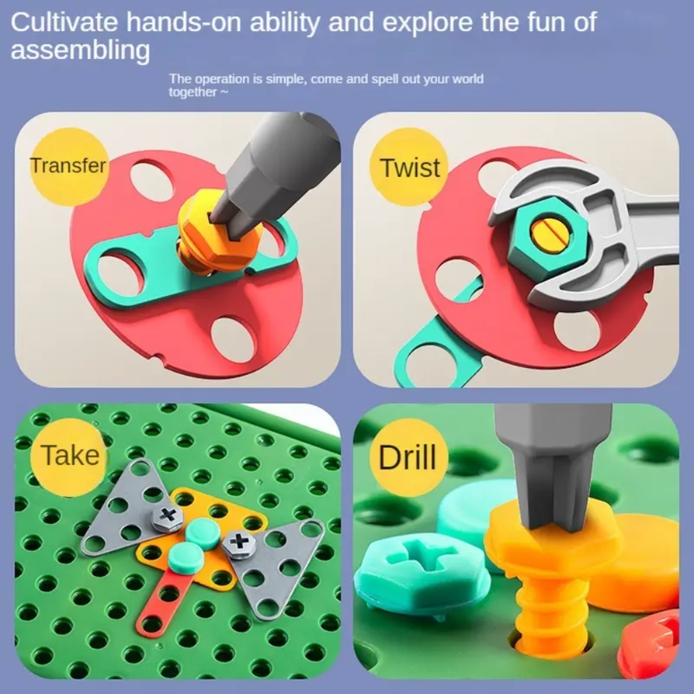 450 Pcs Kids STEM Drill Set Cr - Diy Electronics For Beginners ulasan dan harga