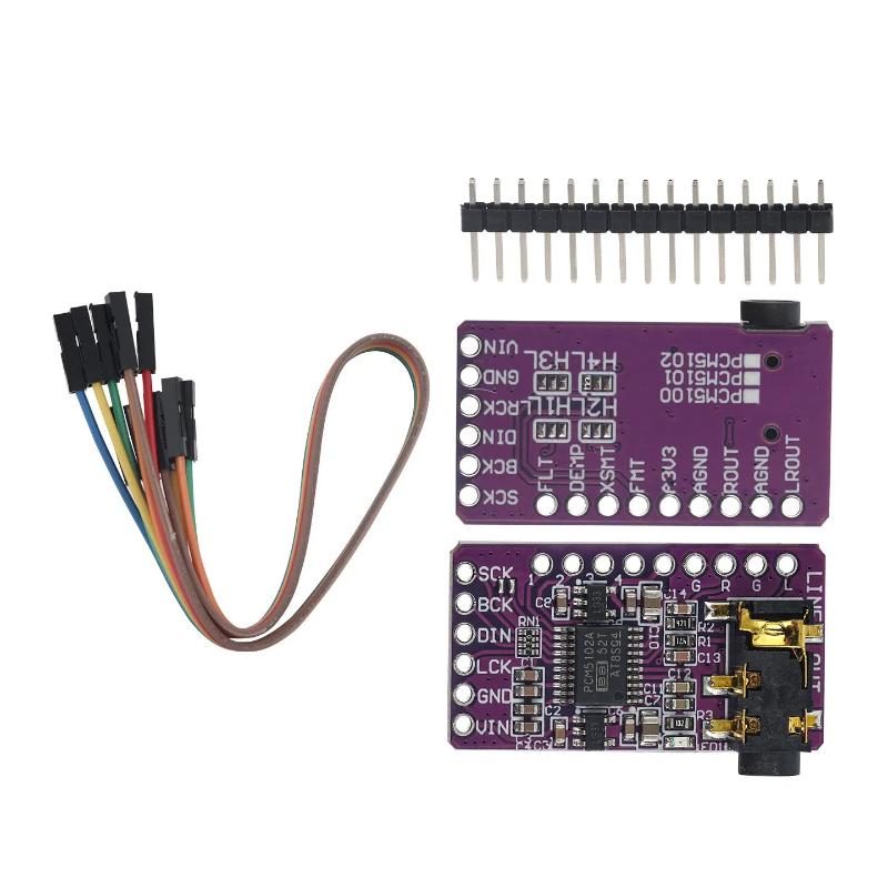 PCM5102 I2S DAC Decoder Board  - Diy Audio Electronics Projects ulasan dan harga