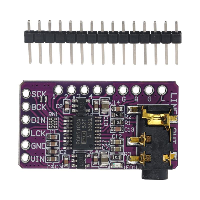 PCM5102 I2S DAC Decoder Board  - Diy Audio Electronics Projects ulasan dan harga