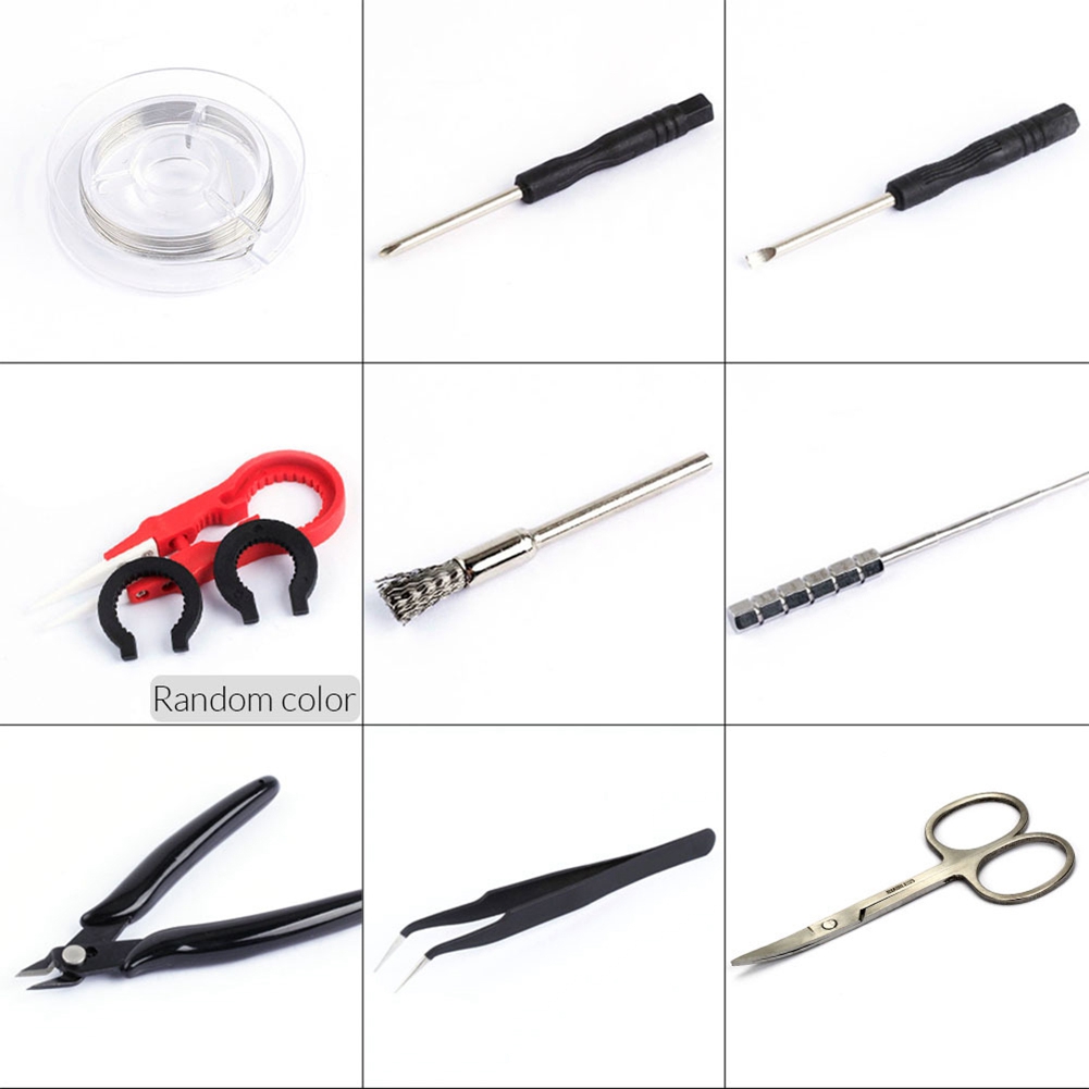 M09K Mini Vape Tool Kit Pinset - Diy Vape Electronics ulasan dan harga